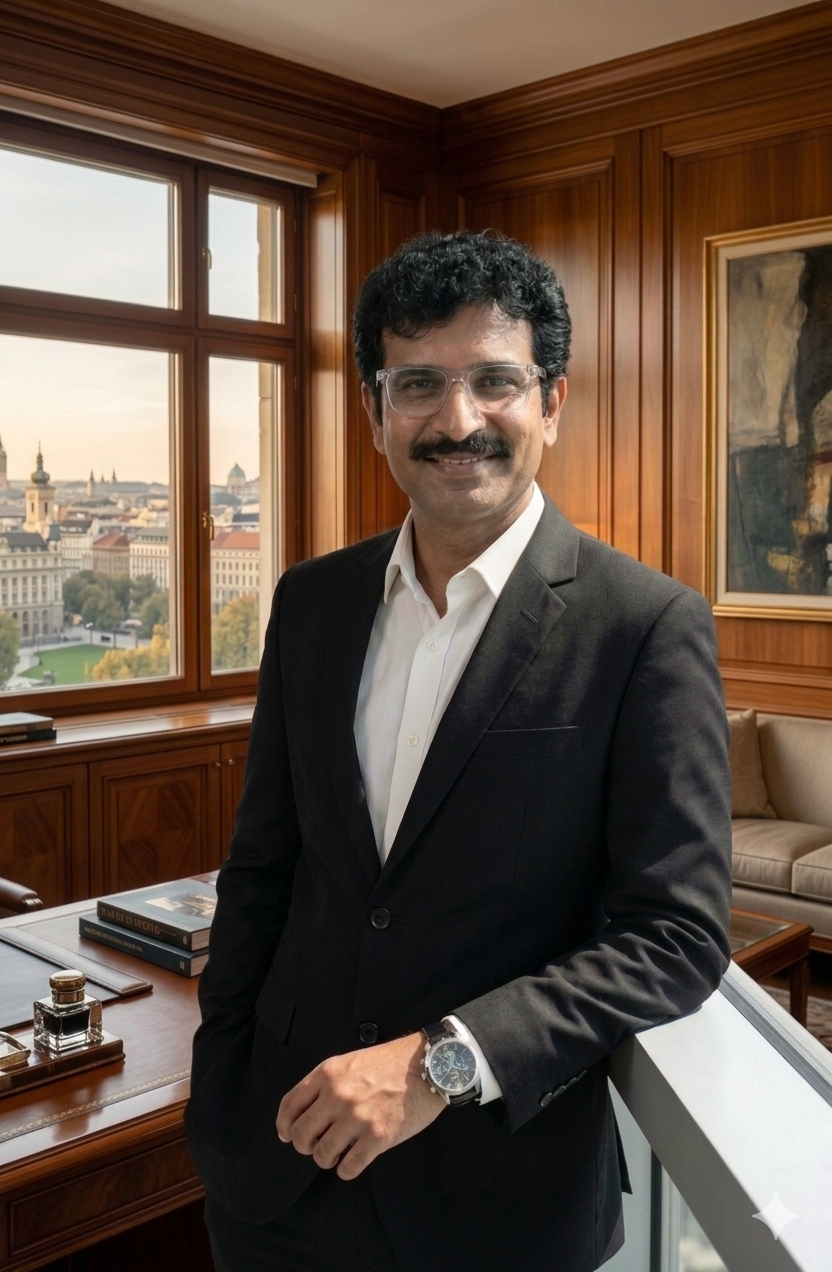 Professional headshot of Sezhian Kumarasamy, Principal Solutions Architect at SquareShift Technologies.